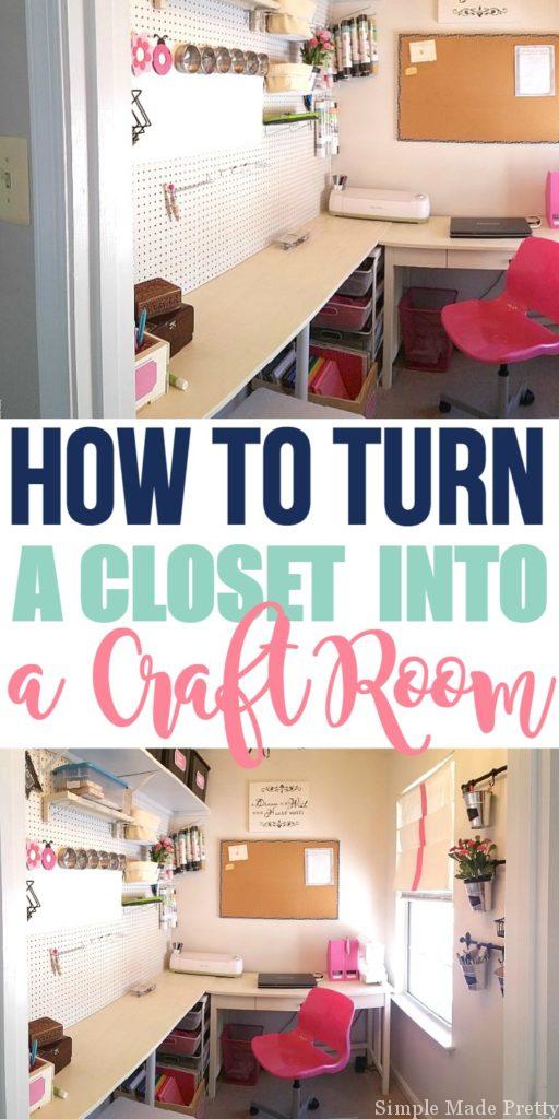 How to Turn a Closet into a Craft Room