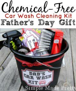 Chemical free car wash kit in bucket 680