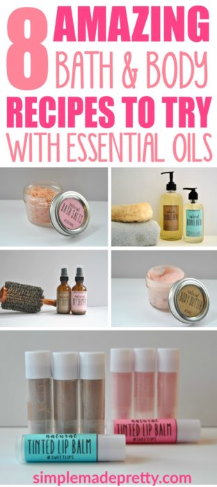 These recipes using essential oils from Young Living will blow you away! I never knew how easy it was to make my own lip balm, dry shampoo spray, sugar scrub, and all the other awesome 8 essential oil DIY ideas in this post!
