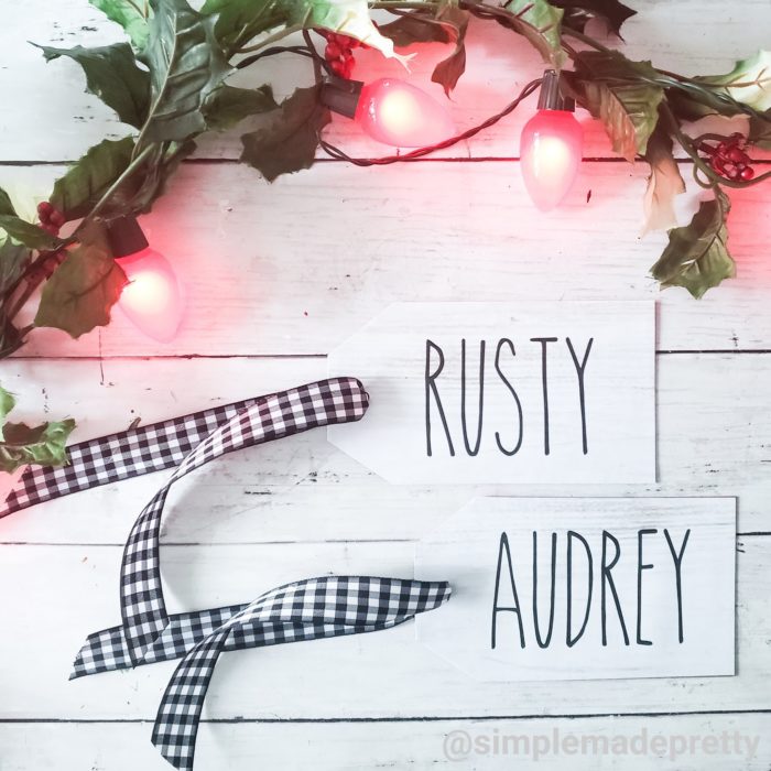 Free Printable Stocking Name Tags Printable Word Searches