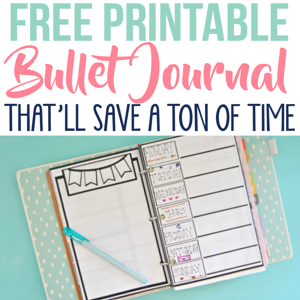 Free Printable Bullet Journal Pages - Simple Made Pretty